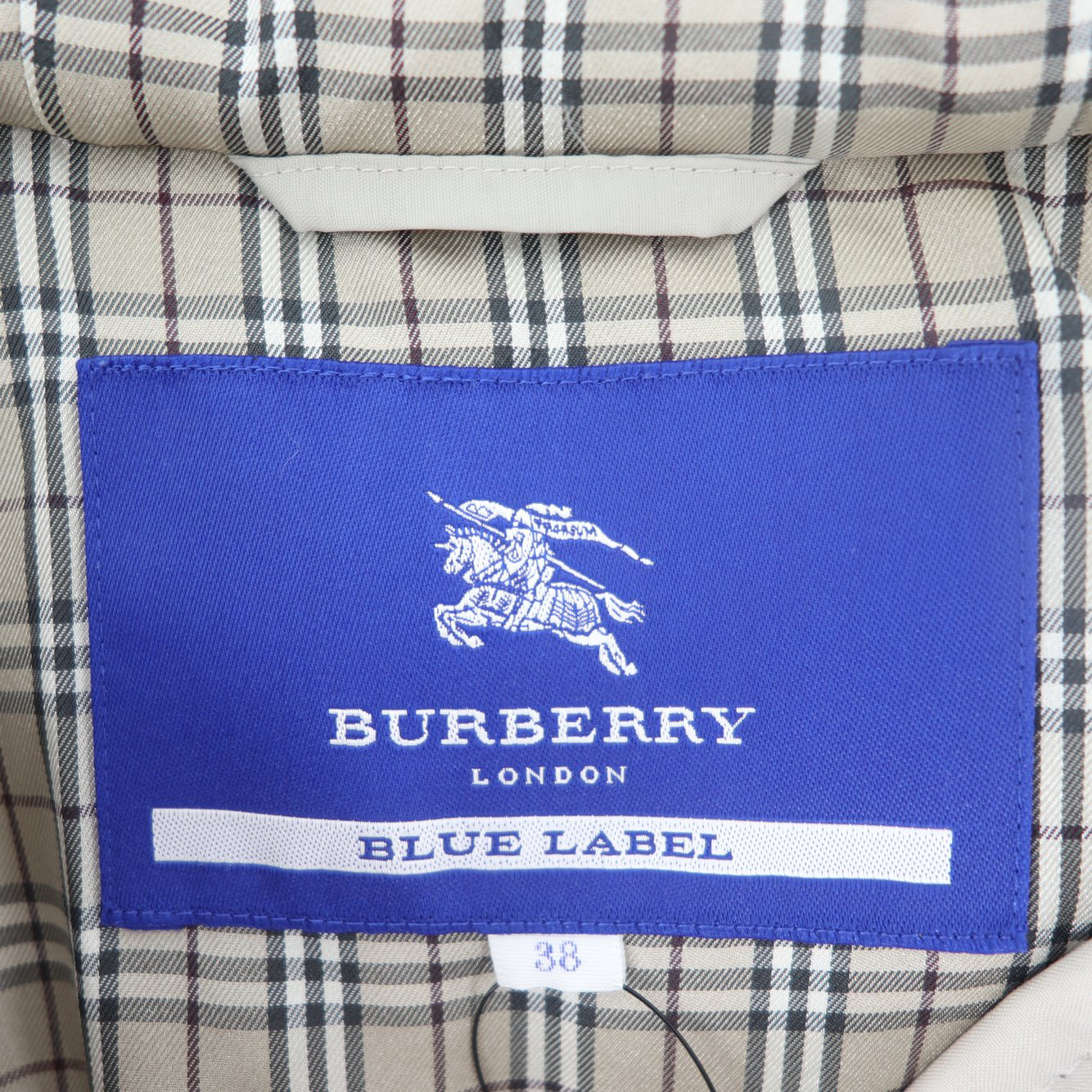 BURBERRY BLUE LABEL ダッフルコート 38 ベージュ ノバチェ | Vintage.City