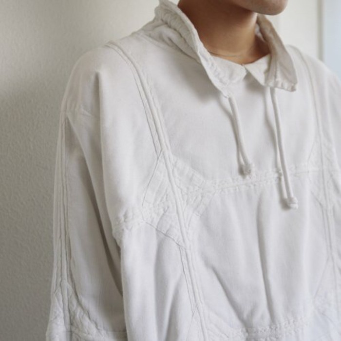 old grid cotton pullover | Vintage.City 빈티지숍, 빈티지 코디 정보