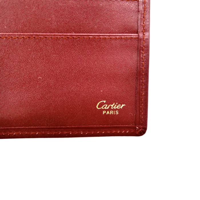 Cartier 二つ折り札入れ マストライン ボルドー 未使用品 ゴールド | Vintage.City 古着屋、古着コーデ情報を発信