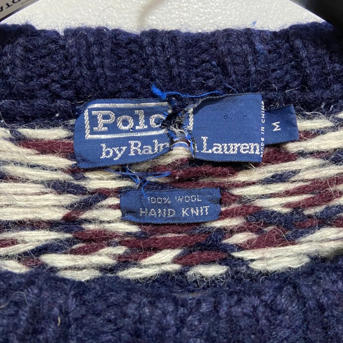 『送料無料』Ralph Lauren 90s ハンドニットセーター　ヘラジカ　 | Vintage.City 古着屋、古着コーデ情報を発信