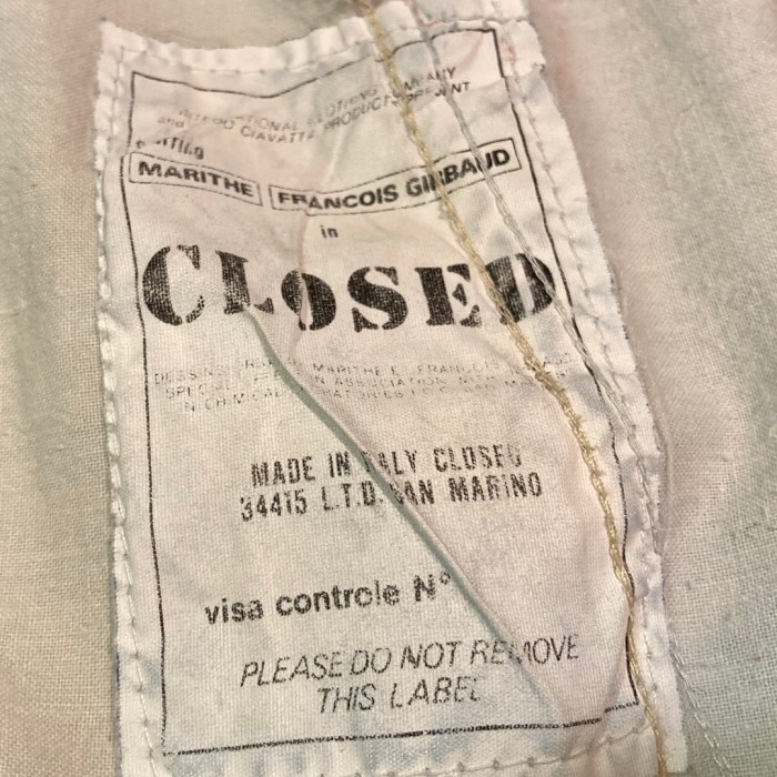 CLOSED(マリテフランソワジルボー)のデザインデニムパンツ | Vintage.City 古着屋、古着コーデ情報を発信