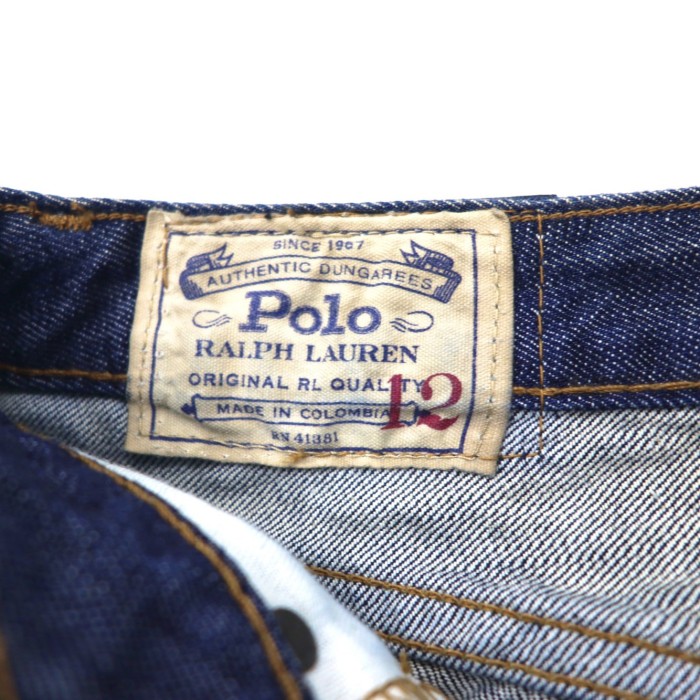 POLO RALPH LAUREN スキニーデニムパンツ 12 ネイビー 濃紺 | Vintage.City 古着屋、古着コーデ情報を発信
