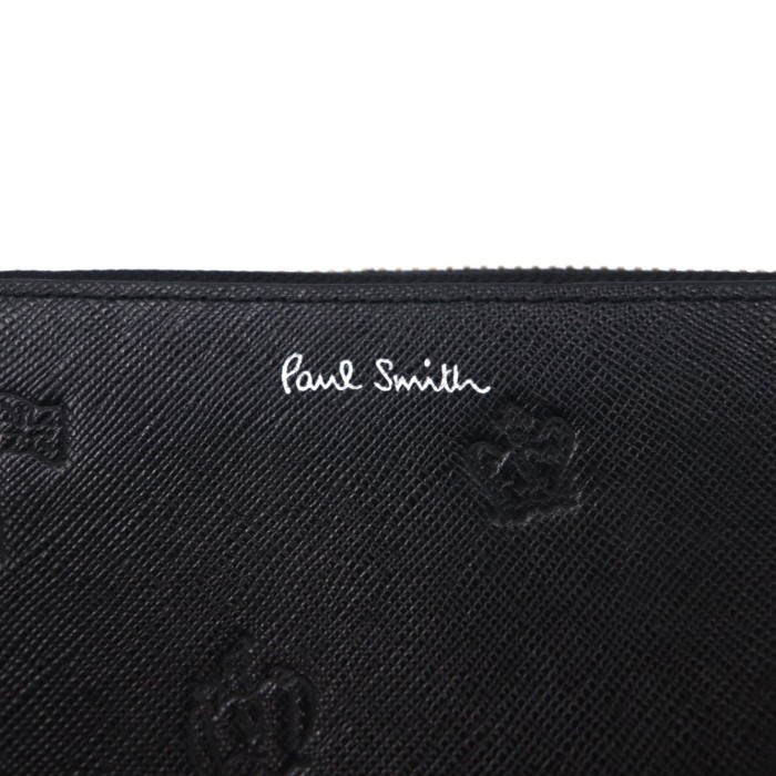 【PAUL SMITH】ポールスミス　美品　二つ折り　財布　ポールドローイングレディース