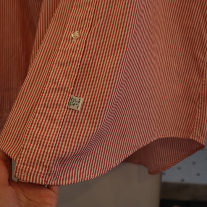Ralph Lauren red stripe blouse | Vintage.City 古着屋、古着コーデ情報を発信