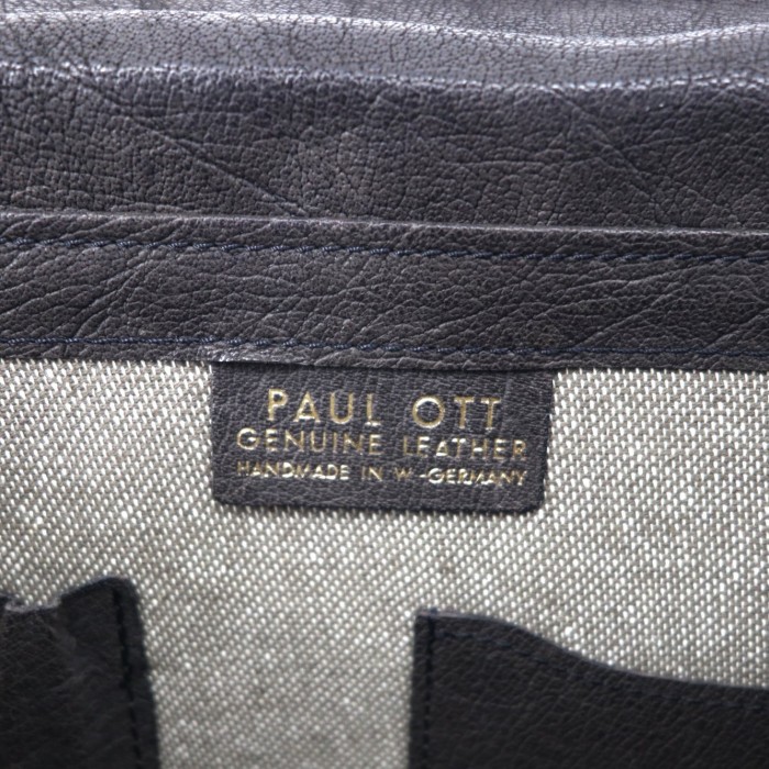PAUL OTT レザーブリーフケース ブラック ドイツ製 | Vintage.City 古着屋、古着コーデ情報を発信