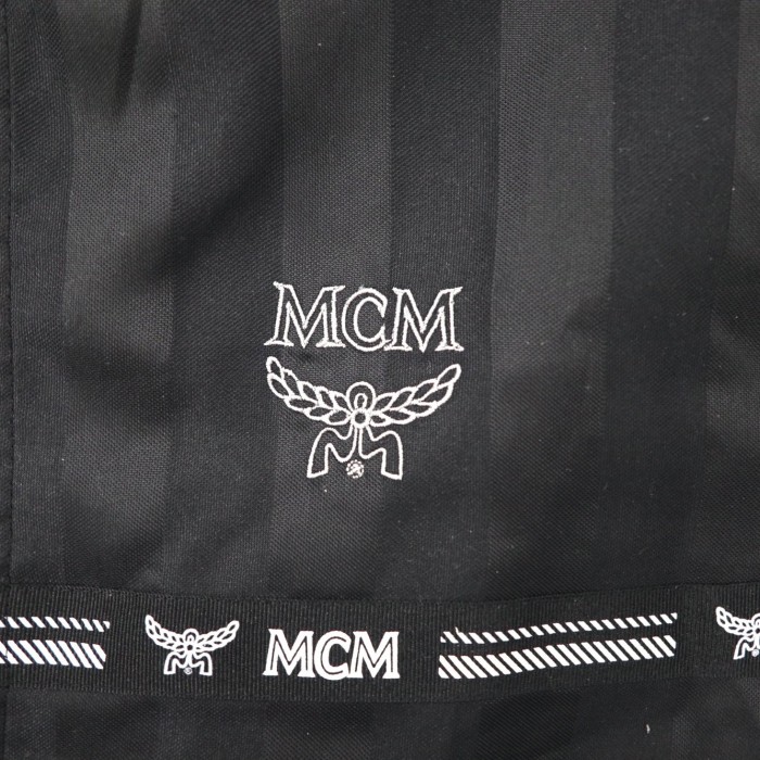 MCM トラックジャケット L ブラック ロゴ刺繍 バックロゴプリント | Vintage.City 古着屋、古着コーデ情報を発信