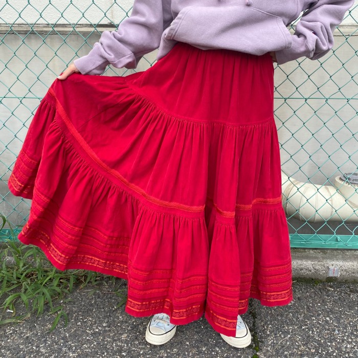 Euro corduroy skirt | Vintage.City 古着屋、古着コーデ情報を発信