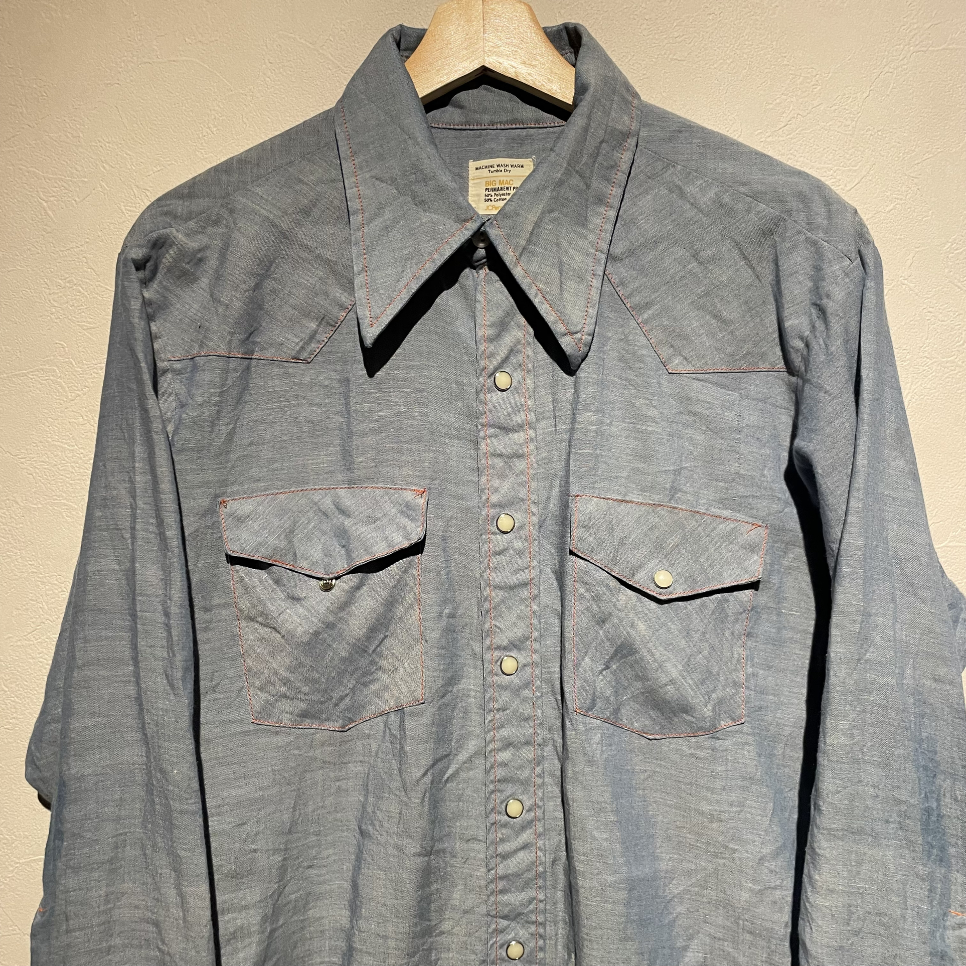 60-70s USA製 BIG MAC シャンブレーシャツ】 | Vintage.City