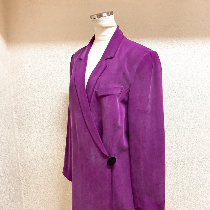 ヴィンテージ　シルクコート　紫　vintage silkcoat | Vintage.City 빈티지숍, 빈티지 코디 정보