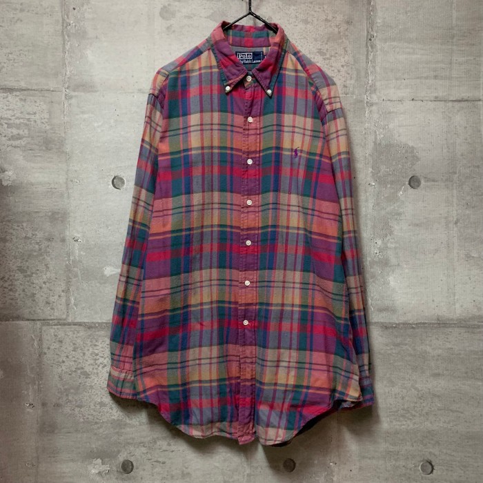 Ralph Lauren Flannel Check Shirt | Vintage.City 古着屋、古着コーデ情報を発信