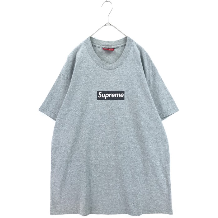 supreme t-shirt 90s box logo gray | Vintage.City
