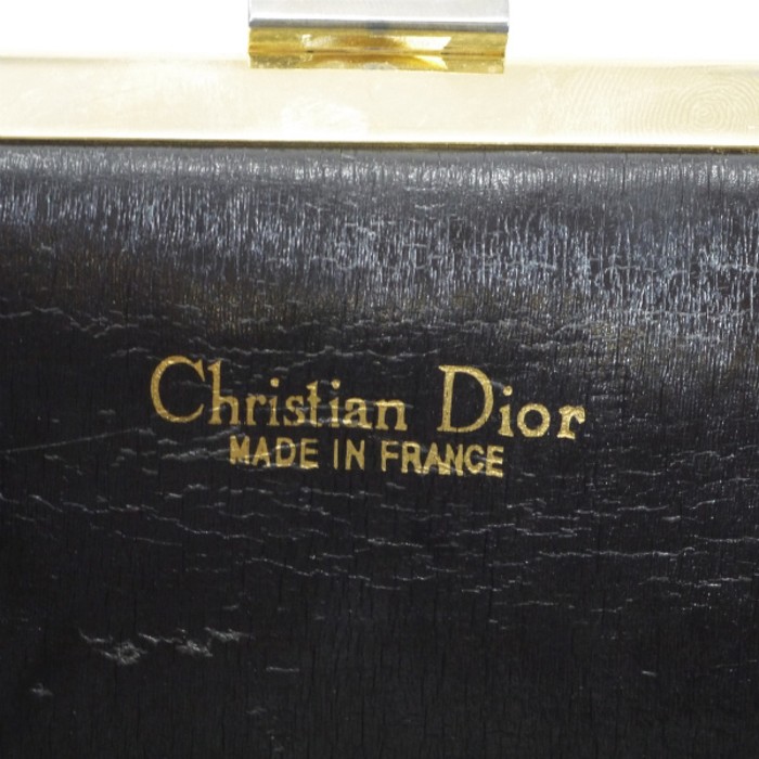 【​限​定​販​売​】バッグOld Dior トロッター柄がま口クラッチバッグ（茶） | Vintage.City