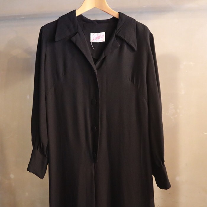 Black shirt overall 143 | Vintage.City 古着屋、古着コーデ情報を発信