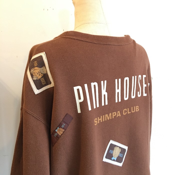 1995AW vintage＂PINK HOUSE＂ワッペン付きスウェットシャツ | Vintage.City 古着屋、古着コーデ情報を発信