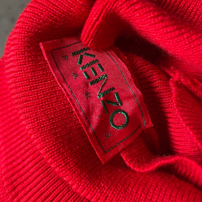 80s〜90s "KENZO" turtle neck knit | Vintage.City 빈티지숍, 빈티지 코디 정보