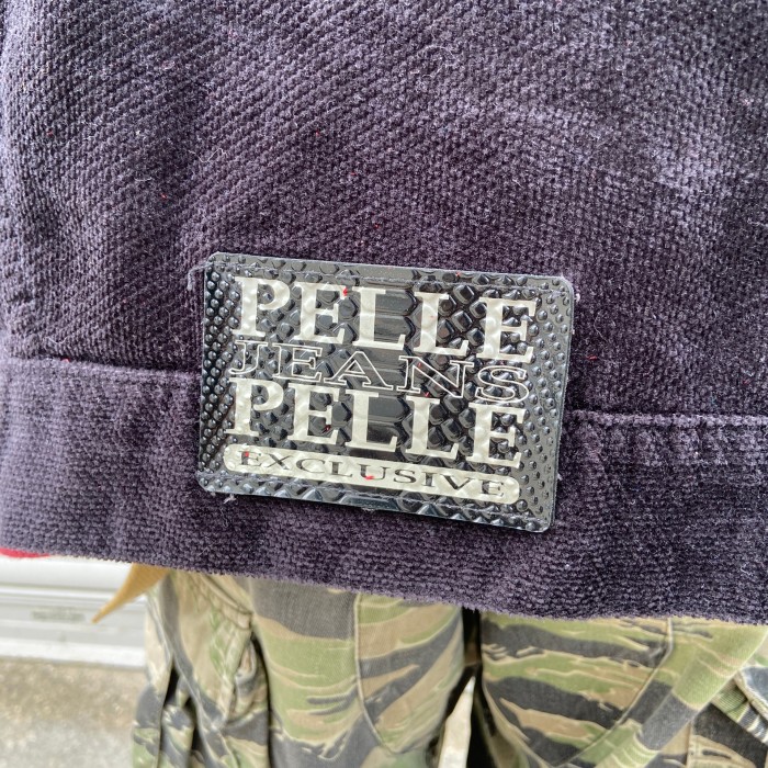 『送料無料』90s PELLE PELLE ブラックコーデュロイビッグGジャン | Vintage.City 古着屋、古着コーデ情報を発信