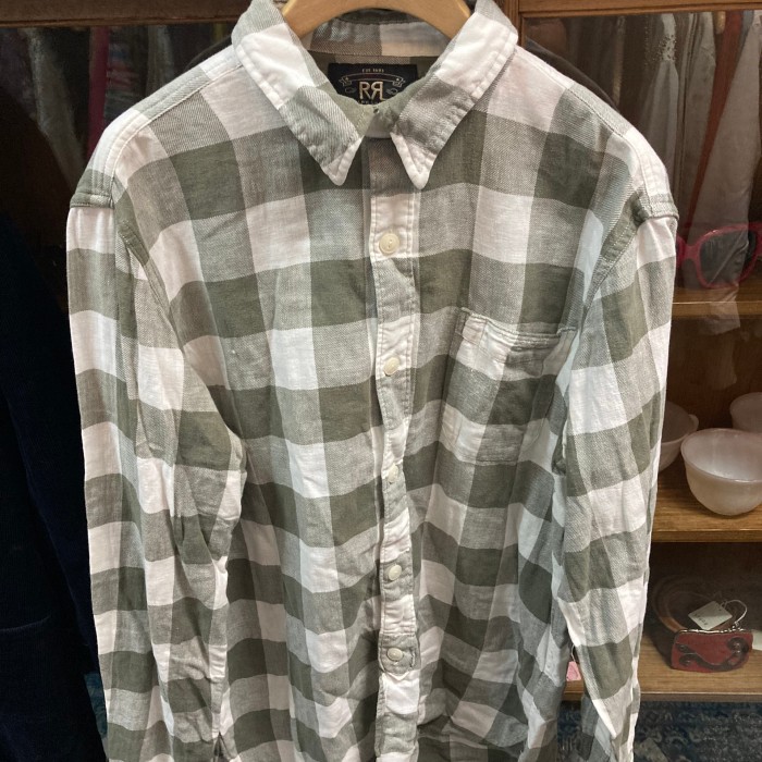 ダブルアール　ラルフローレン ブロックチェックシャツ　S | Vintage.City 古着屋、古着コーデ情報を発信