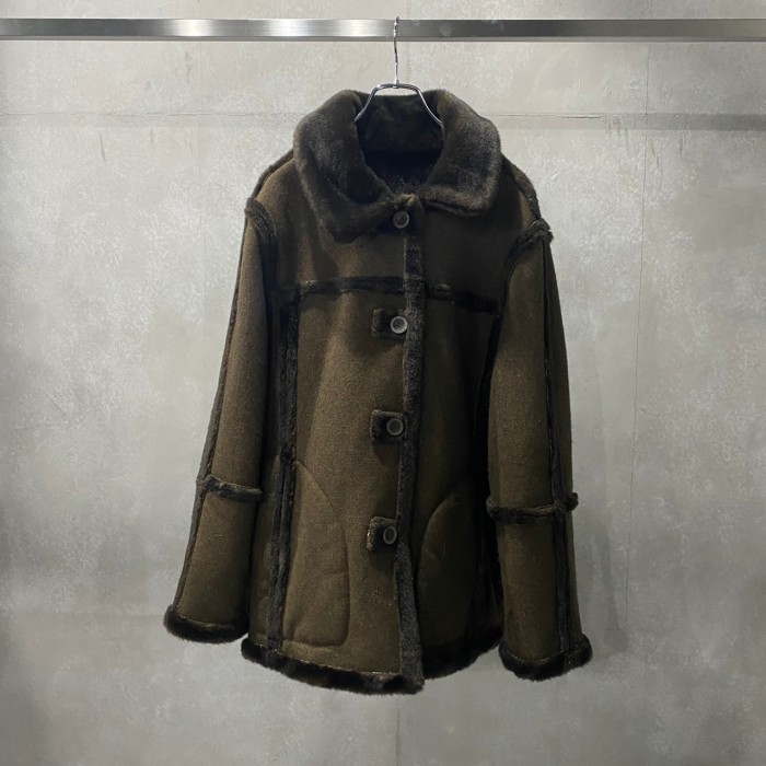 Reversible fake fur jacket | Vintage.City 古着屋、古着コーデ情報を発信