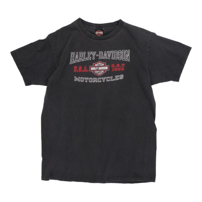 半袖Tシャツ ブラック HARLEY-DAVIDSON(ハーレーダビッドソン) | Vintage.City 빈티지숍, 빈티지 코디 정보