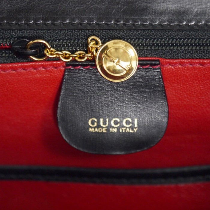 OLD Gucci 総革バンブー2WAYハンドバッグ（黒） | Vintage.City 古着屋、古着コーデ情報を発信
