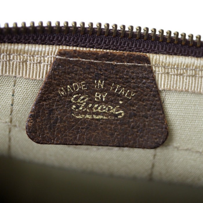 OLD Gucci 革2本シェリーラインボストン（茶・中） | Vintage.City 古着屋、古着コーデ情報を発信