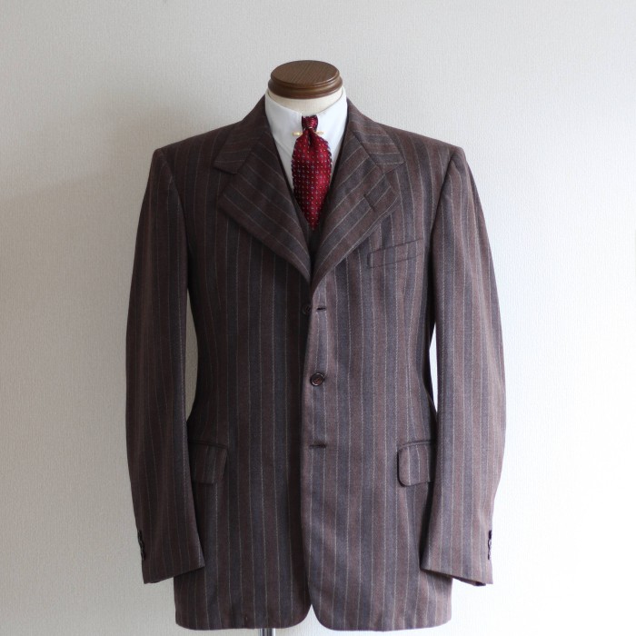 SOLD】1930s 40s ビンテージ 2ピース ジャケット ベスト スーツ
