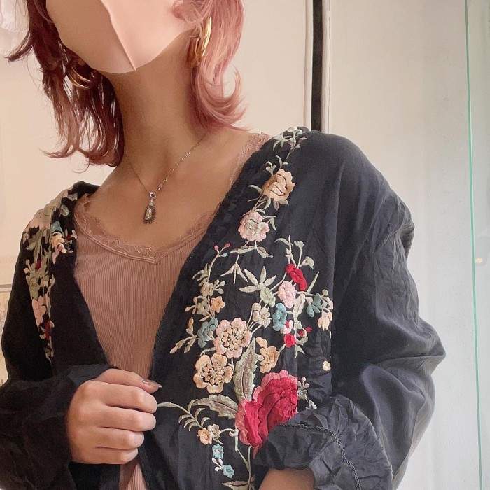 embroidery cardigan | Vintage.City 古着屋、古着コーデ情報を発信