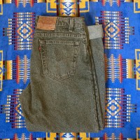 Levi's 550 90s Gray Green Denim Pant USA | Vintage.City 古着屋、古着コーデ情報を発信