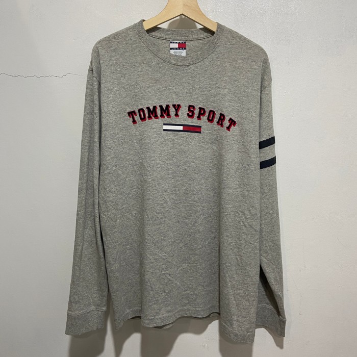 『送料無料』Tommy Jeans トミー　フロッキープリントロンT　L | Vintage.City 古着屋、古着コーデ情報を発信