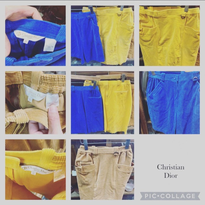 80‘sChristian Diorコーディロイスカート | Vintage.City 古着屋、古着コーデ情報を発信
