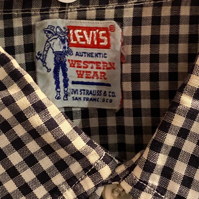 60's Levi's Vintage Western Shirt | Vintage.City 빈티지숍, 빈티지 코디 정보