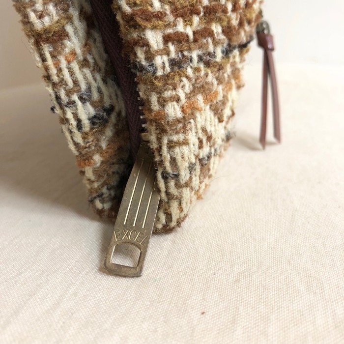 VINTAGE brown tweed bag | Vintage.City 빈티지숍, 빈티지 코디 정보