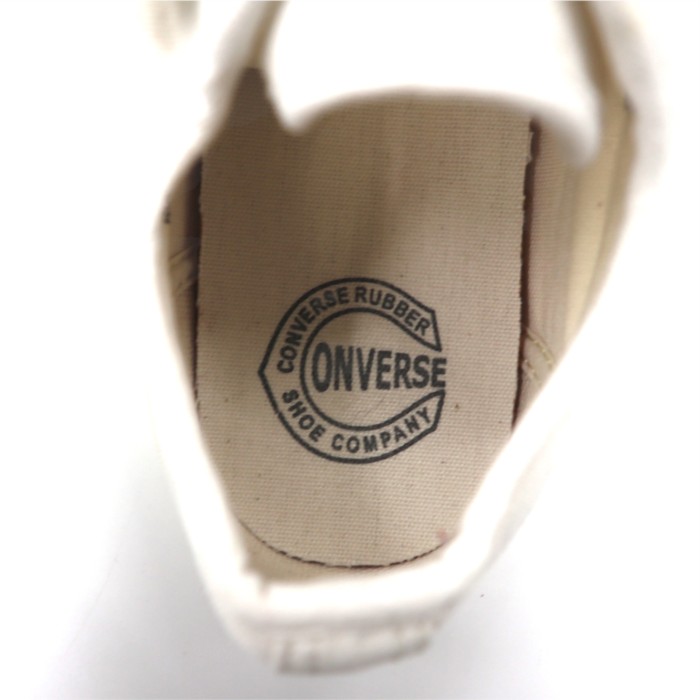 converse キャンバススニーカー 23.5cm アイボリー ビッグC | Vintage.City 古着屋、古着コーデ情報を発信