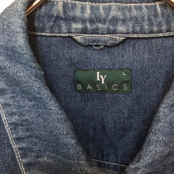 BASICS デニムジャケット ブルゾン Lサイズ | Vintage.City 古着屋、古着コーデ情報を発信