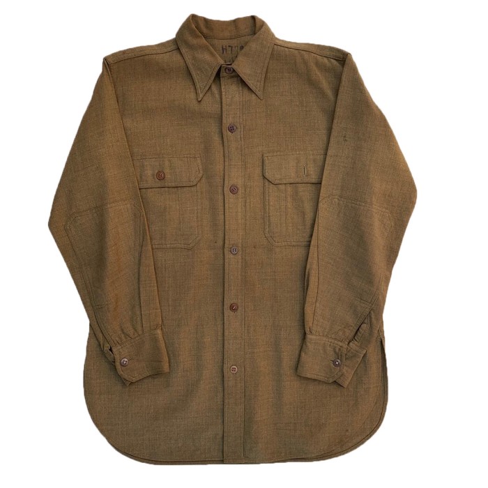 40's ~ u.s.army wool shirt | Vintage.City