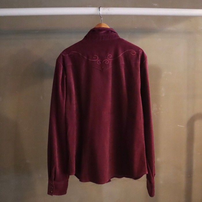 Dark red shirt | Vintage.City 古着屋、古着コーデ情報を発信