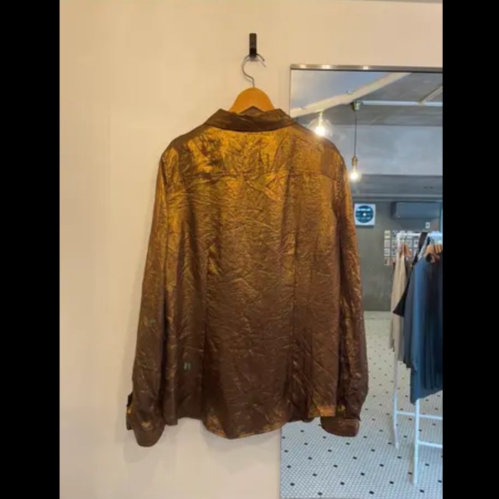 Calvin Llein gold shirt 177 | Vintage.City Vintage Shops, Vintage Fashion Trends