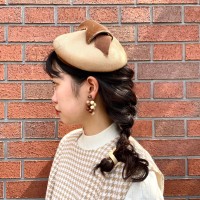 VINTAGE brown velvet head dress | Vintage.City 古着屋、古着コーデ情報を発信