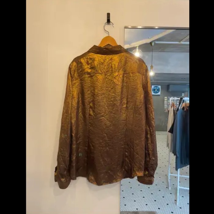 Calvin Llein gold shirt 177 | Vintage.City 古着屋、古着コーデ情報を発信