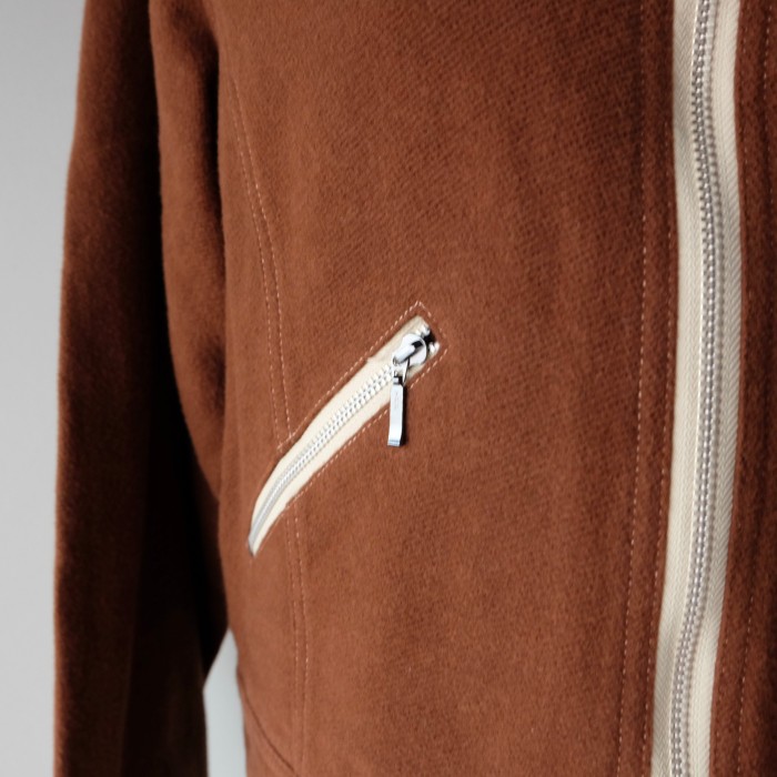 Chocolate brown cotton riders jacket | Vintage.City 빈티지숍, 빈티지 코디 정보