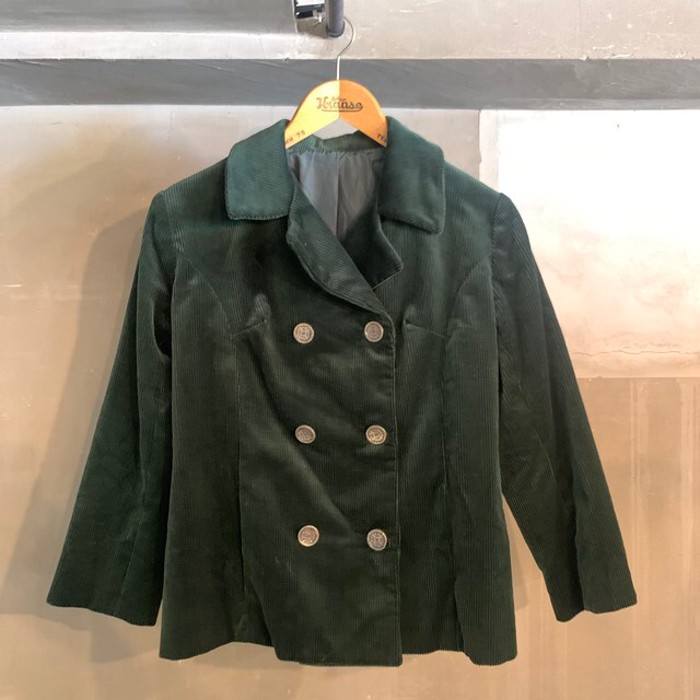 Green corduroy jacket | Vintage.City 古着屋、古着コーデ情報を発信