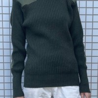 military green knit | Vintage.City 古着屋、古着コーデ情報を発信