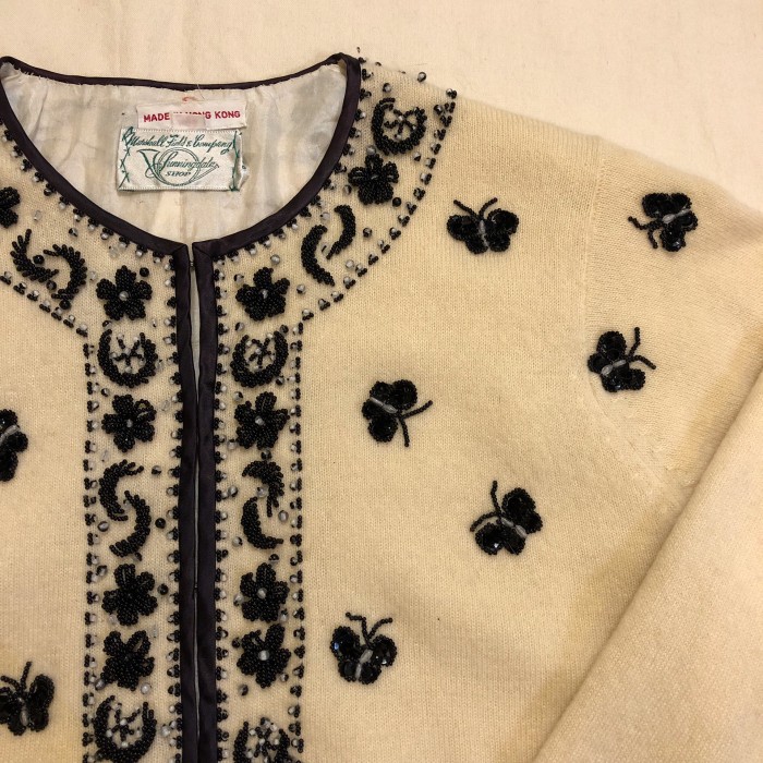 VINTAGE butterfly beads cardigan | Vintage.City 古着屋、古着コーデ情報を発信