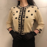 VINTAGE butterfly beads cardigan | Vintage.City 古着屋、古着コーデ情報を発信