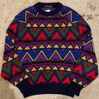 90s〜 Geometrical Pattern knit | Vintage.City 古着屋、古着コーデ情報を発信