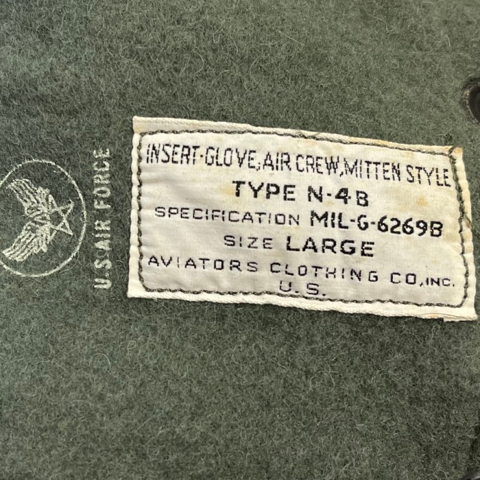 【SALE】米軍　軍物　アメリカ軍　USAF  N-4B グローブ　ステンシル | Vintage.City 빈티지숍, 빈티지 코디 정보