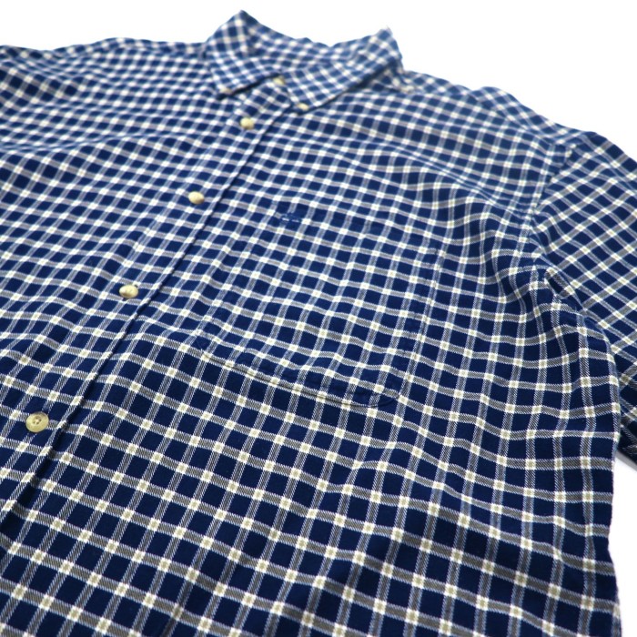 Timberland ボタンダウンシャツ L ブルー チェック ビッグサイズ | Vintage.City 古着屋、古着コーデ情報を発信