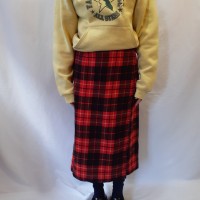 wool check skirt | Vintage.City ヴィンテージ 古着