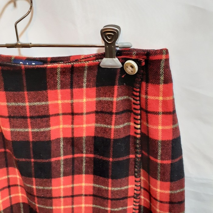 wool check skirt | Vintage.City 古着屋、古着コーデ情報を発信