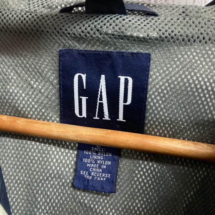 90’sGAP Vintage zip up nylon hoodie L | Vintage.City 古着屋、古着コーデ情報を発信